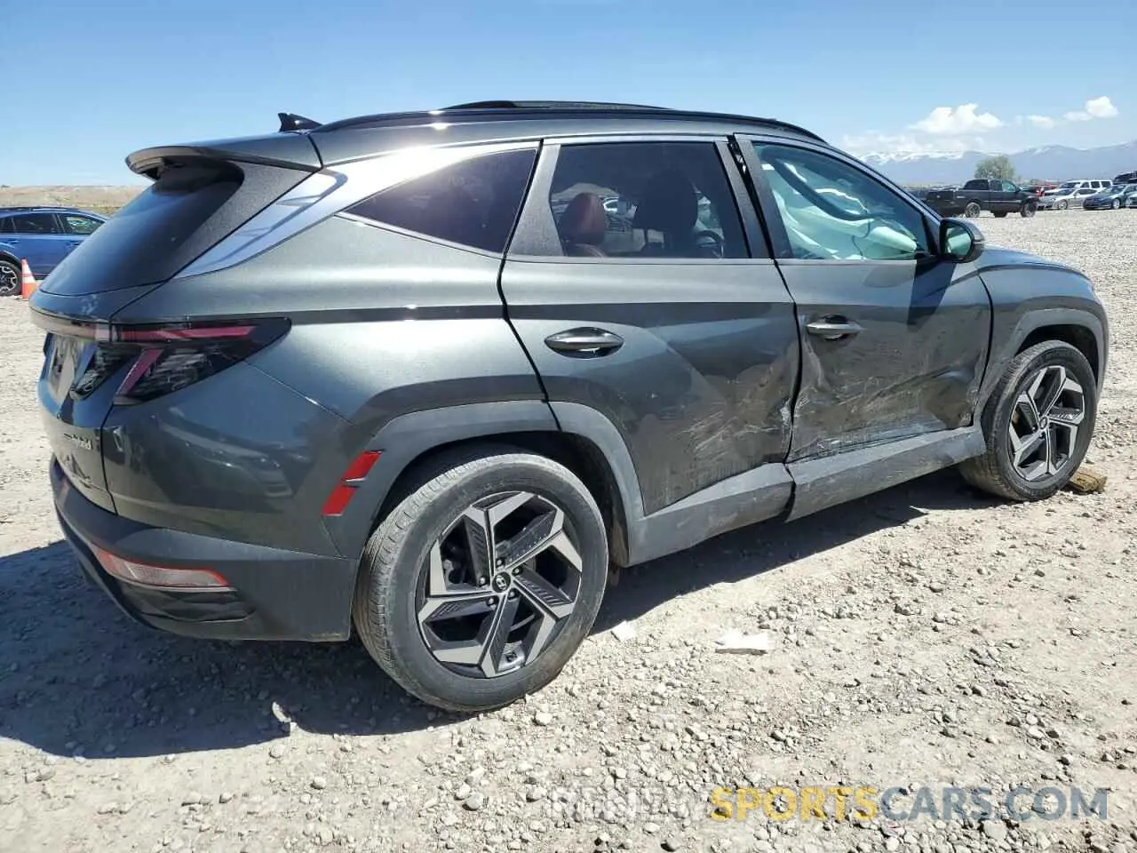 3 Фотография поврежденного автомобиля KM8JFCA11NU047769 HYUNDAI TUCSON 2022