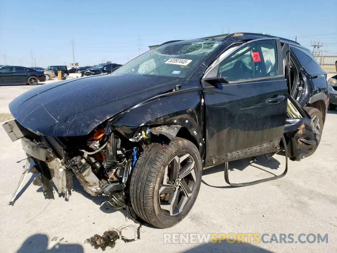 1 Фотография поврежденного автомобиля KM8JFCA12NU041706 HYUNDAI TUCSON 2022
