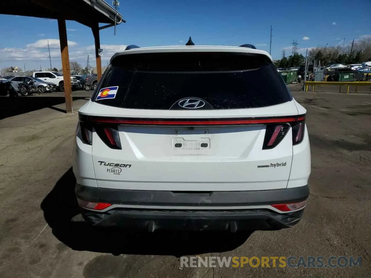 6 Фотография поврежденного автомобиля KM8JFCA14NU034238 HYUNDAI TUCSON 2022