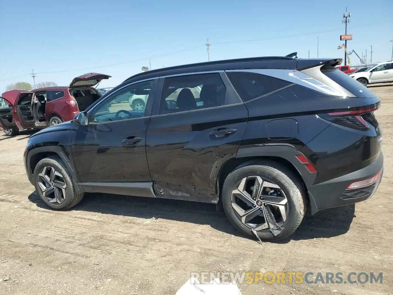 2 Photograph of a damaged car KM8JFCA14NU058331 HYUNDAI TUCSON 2022