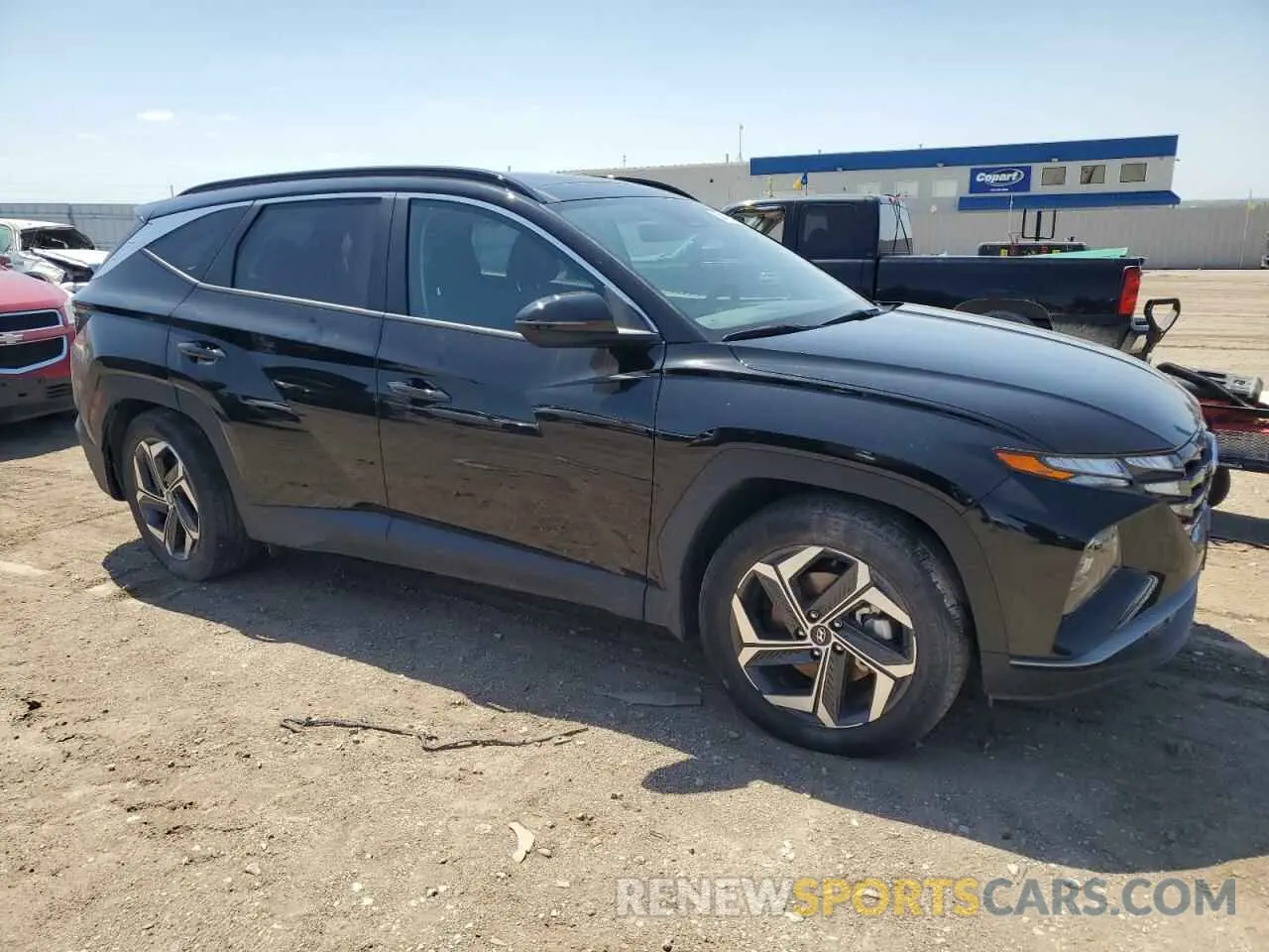 4 Photograph of a damaged car KM8JFCA14NU058331 HYUNDAI TUCSON 2022