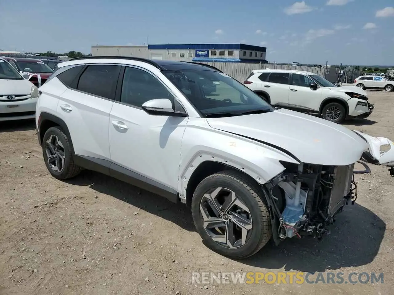 4 Photograph of a damaged car KM8JFCA17NU014047 HYUNDAI TUCSON 2022