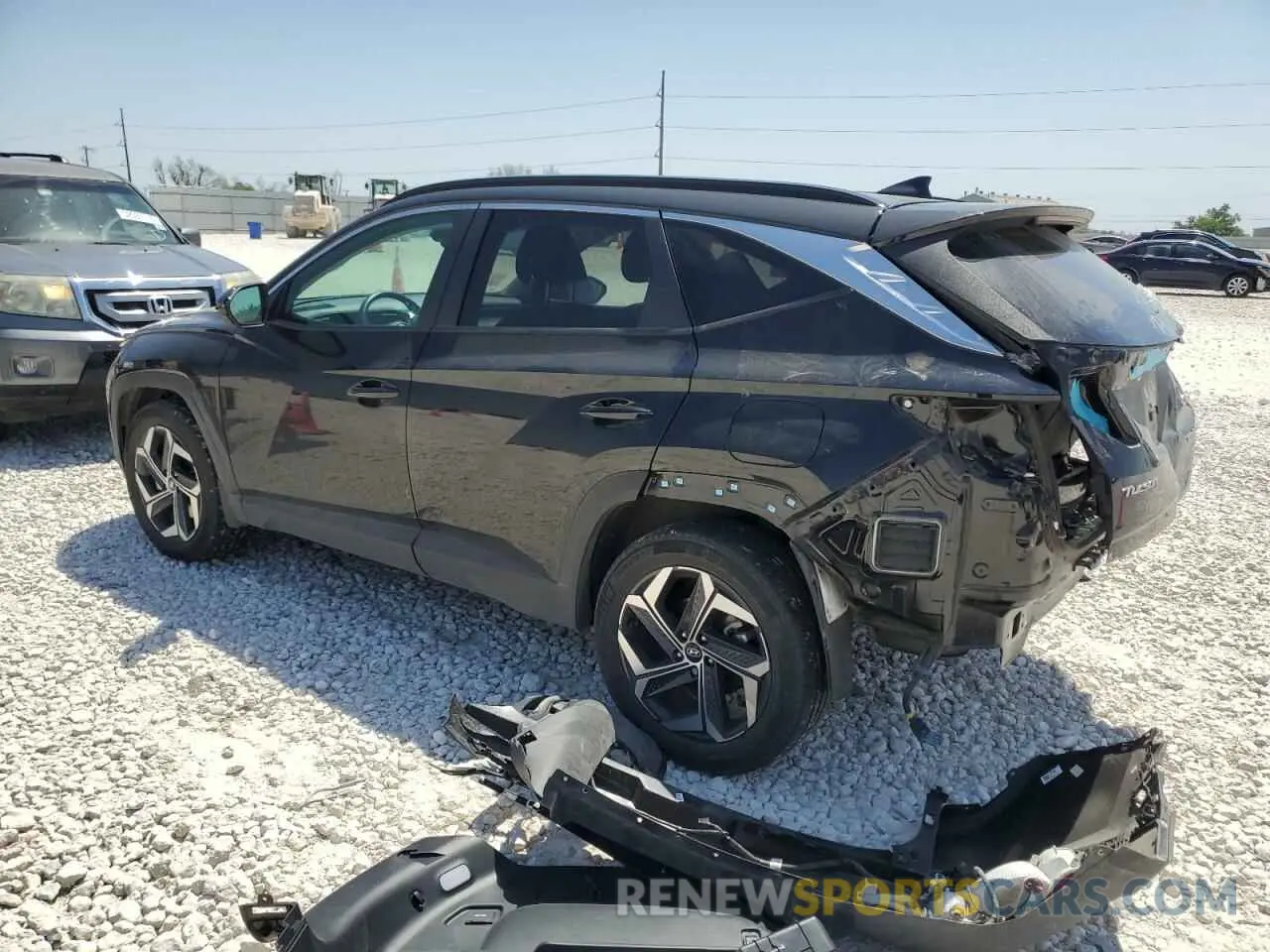 2 Photograph of a damaged car KM8JFCA19NU067350 HYUNDAI TUCSON 2022