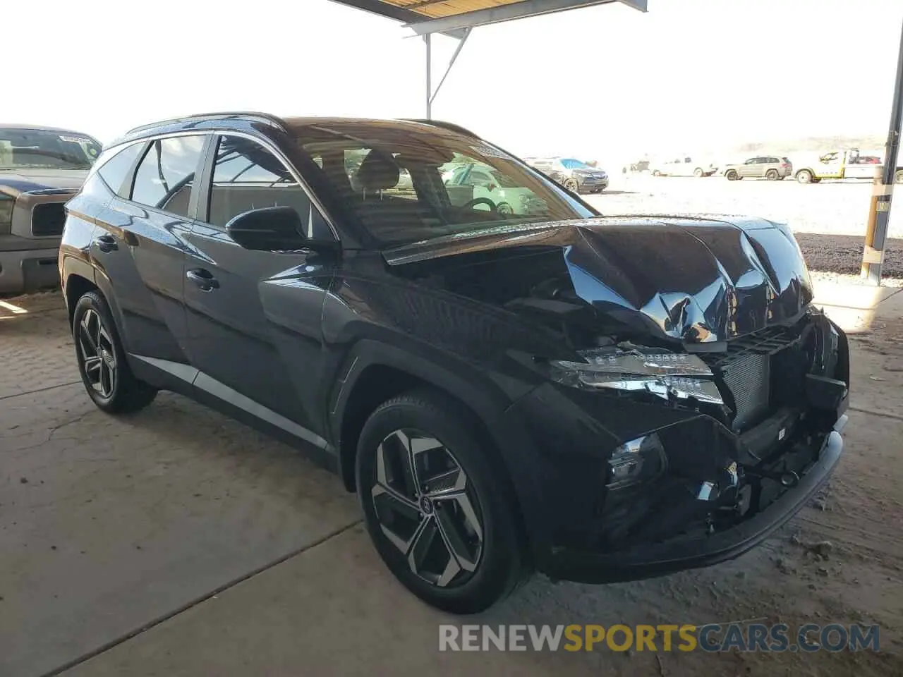 4 Photograph of a damaged car KM8JFCA19NU074587 HYUNDAI TUCSON 2022