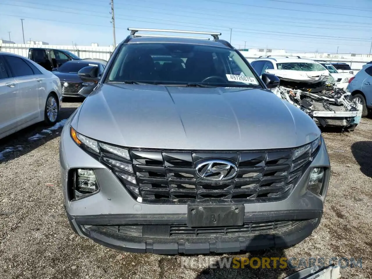 5 Photograph of a damaged car KM8JFCAE1NU155294 HYUNDAI TUCSON 2022