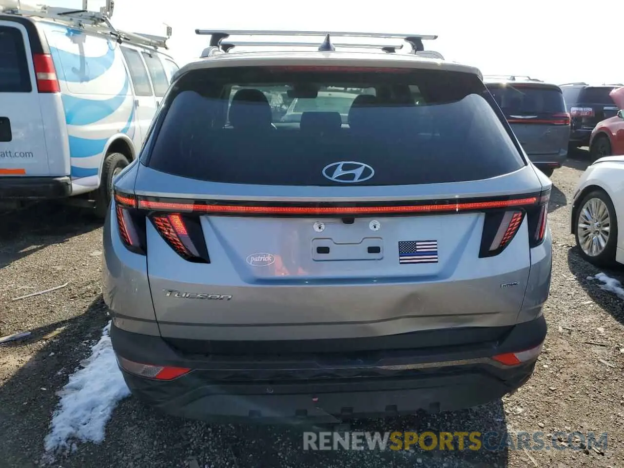 6 Photograph of a damaged car KM8JFCAE1NU155294 HYUNDAI TUCSON 2022