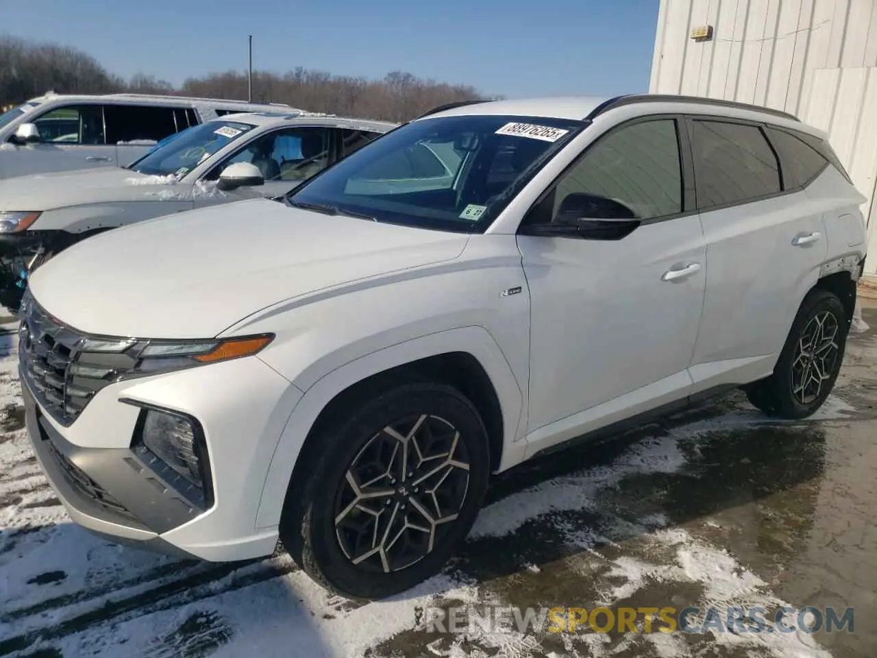 1 Photograph of a damaged car KM8JFCAE4NU151370 HYUNDAI TUCSON 2022