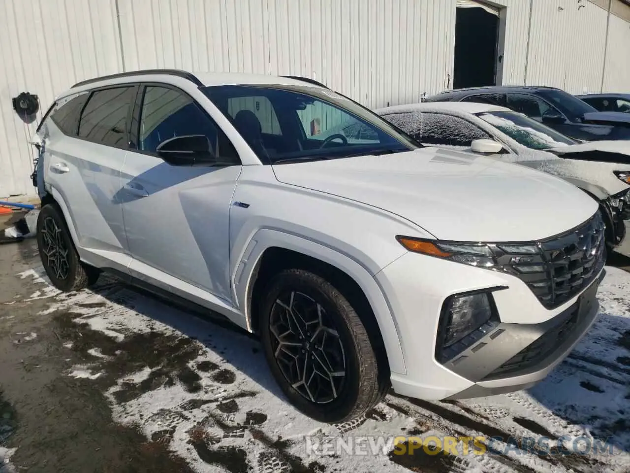 4 Photograph of a damaged car KM8JFCAE4NU151370 HYUNDAI TUCSON 2022