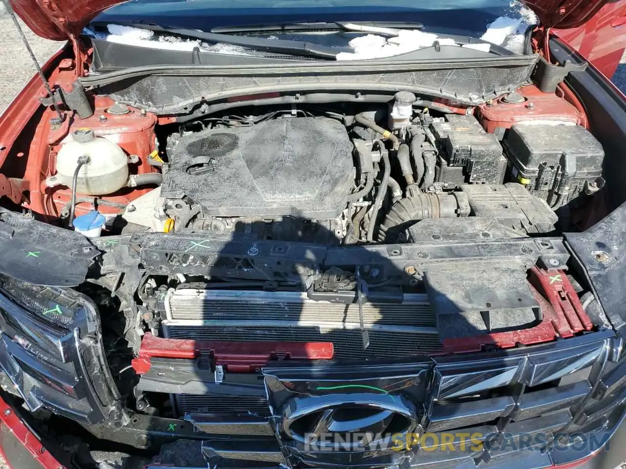 12 Photograph of a damaged car KM8JFCAE5NU100301 HYUNDAI TUCSON 2022