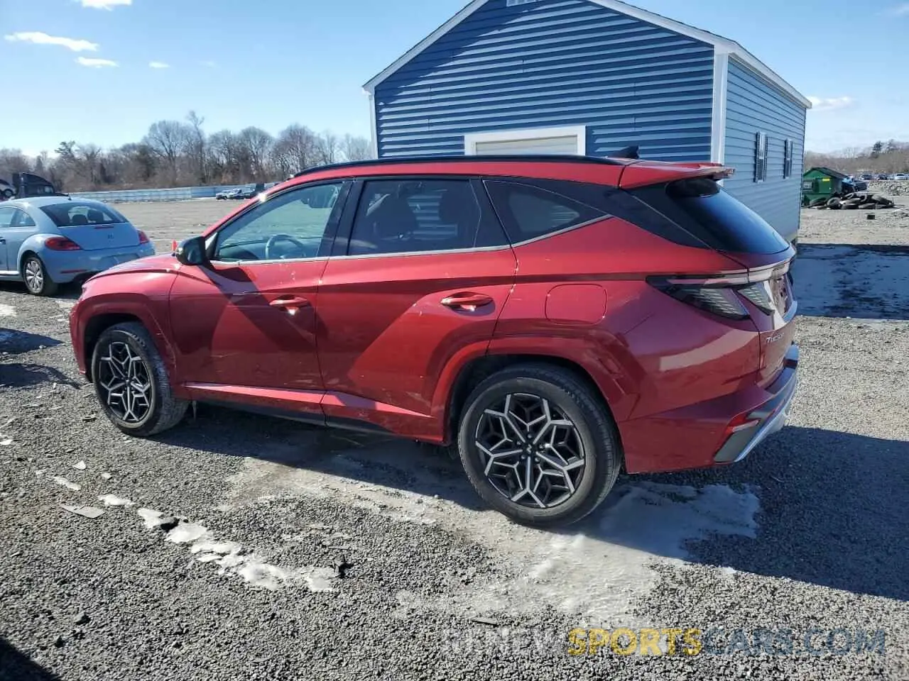 2 Photograph of a damaged car KM8JFCAE5NU100301 HYUNDAI TUCSON 2022