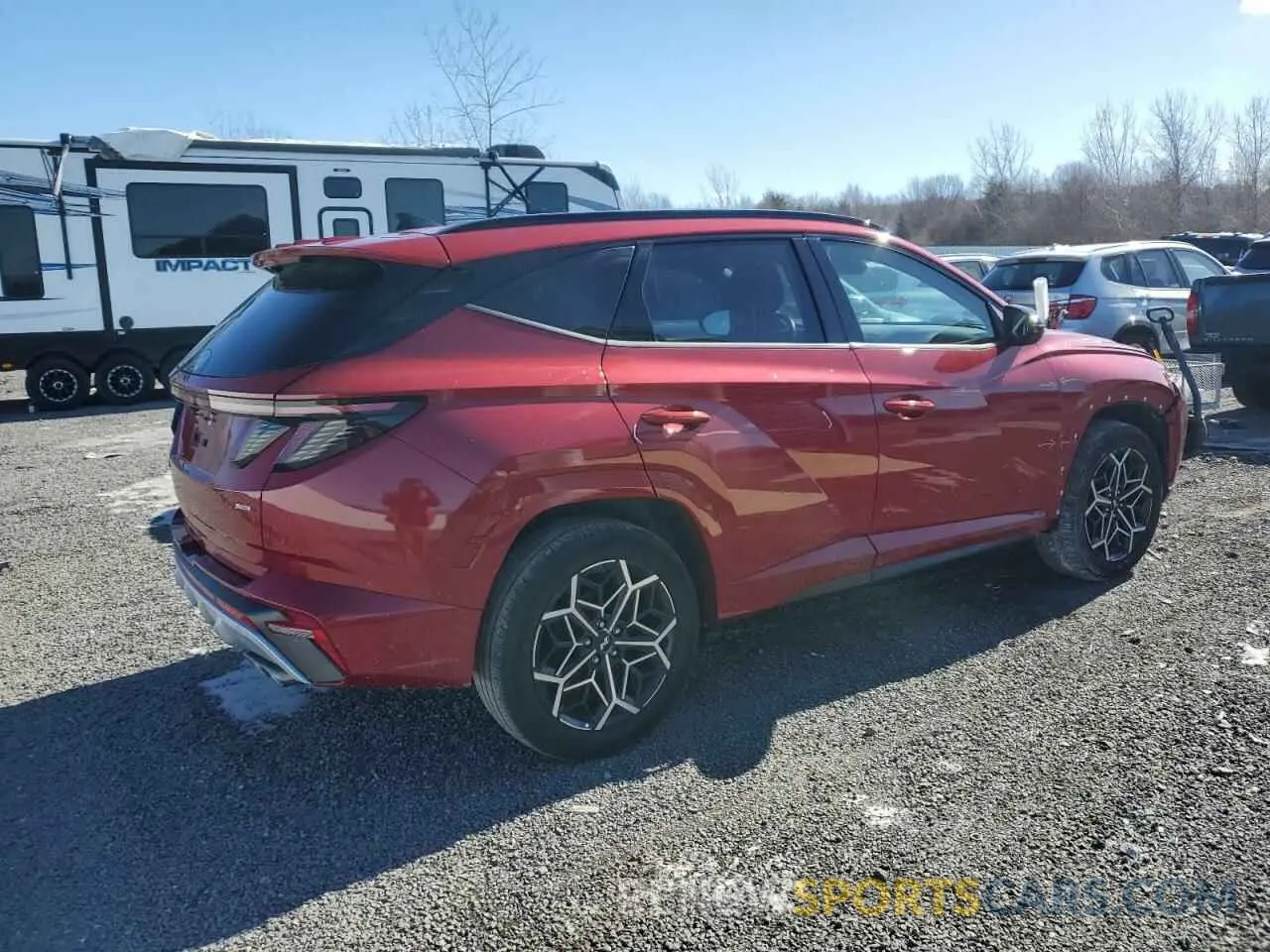 3 Photograph of a damaged car KM8JFCAE5NU100301 HYUNDAI TUCSON 2022