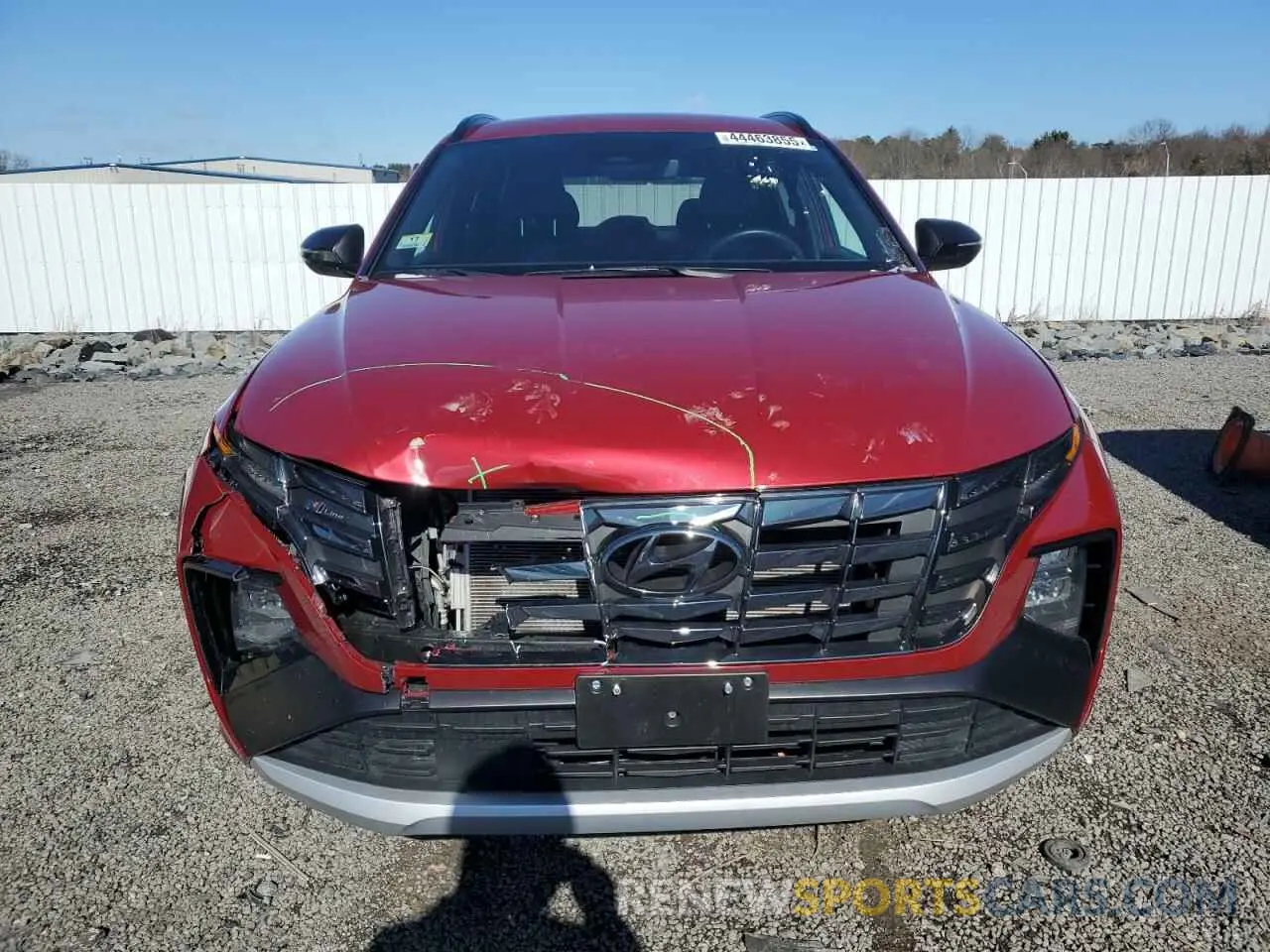 5 Photograph of a damaged car KM8JFCAE5NU100301 HYUNDAI TUCSON 2022