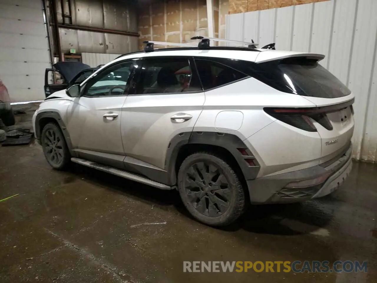 2 Photograph of a damaged car KM8JFCAE8NU107842 HYUNDAI TUCSON 2022