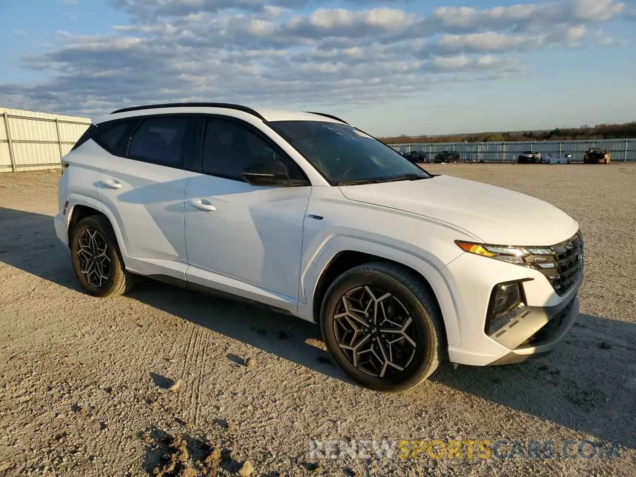 4 Photograph of a damaged car KM8JFCAE8NU162825 HYUNDAI TUCSON 2022