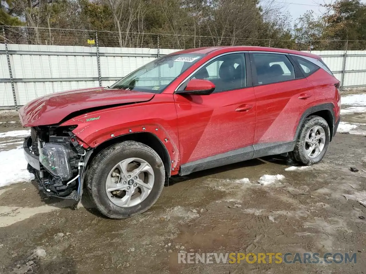 1 Photograph of a damaged car 5NMJACAE2PH168620 HYUNDAI TUCSON 2023