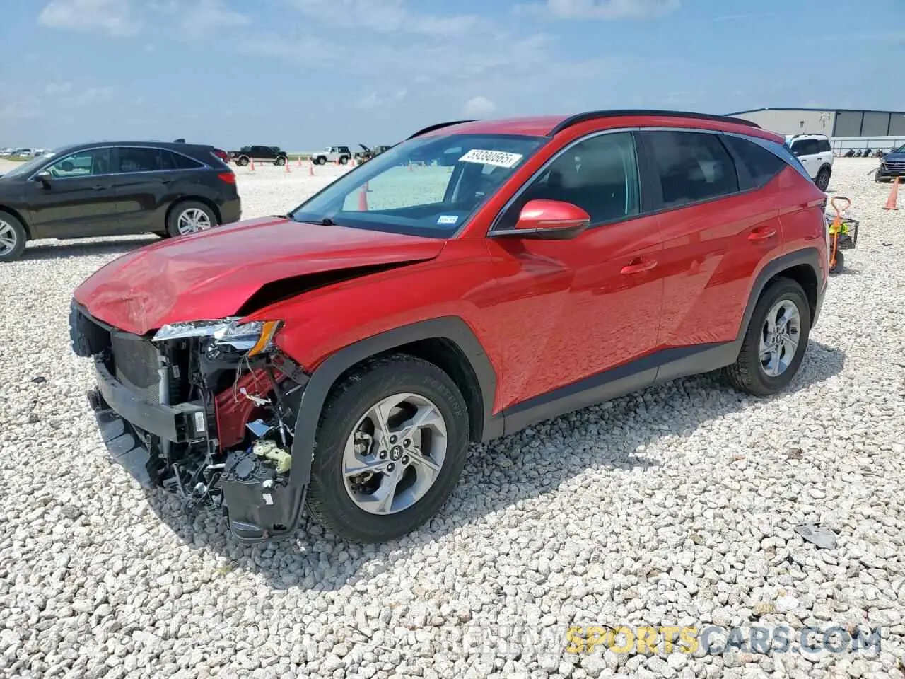 1 Photograph of a damaged car 5NMJB3AE1PH195773 HYUNDAI TUCSON 2023