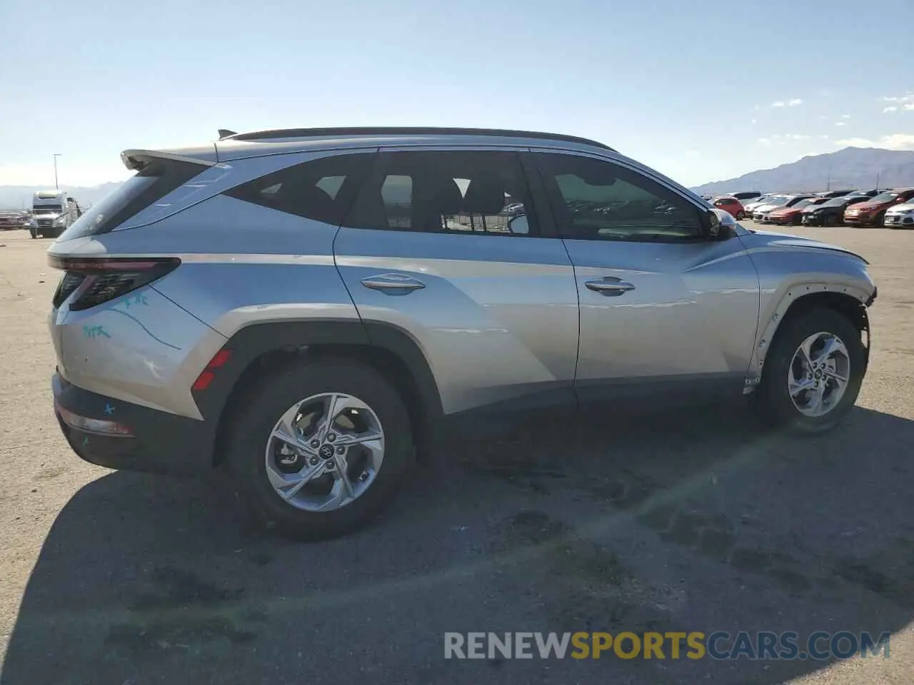 3 Photograph of a damaged car 5NMJB3AE2PH219823 HYUNDAI TUCSON 2023