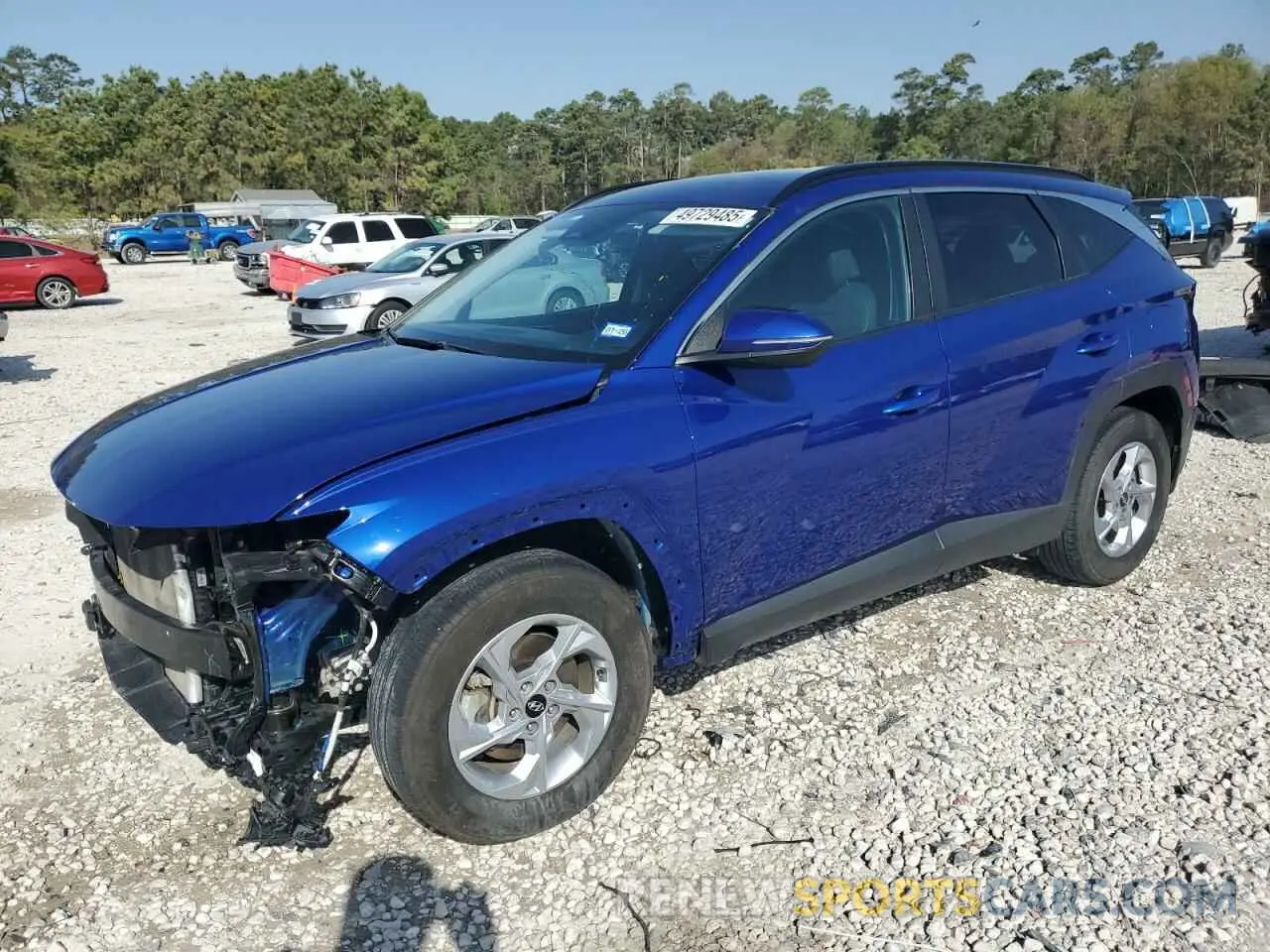 1 Photograph of a damaged car 5NMJB3AE4PH213537 HYUNDAI TUCSON 2023