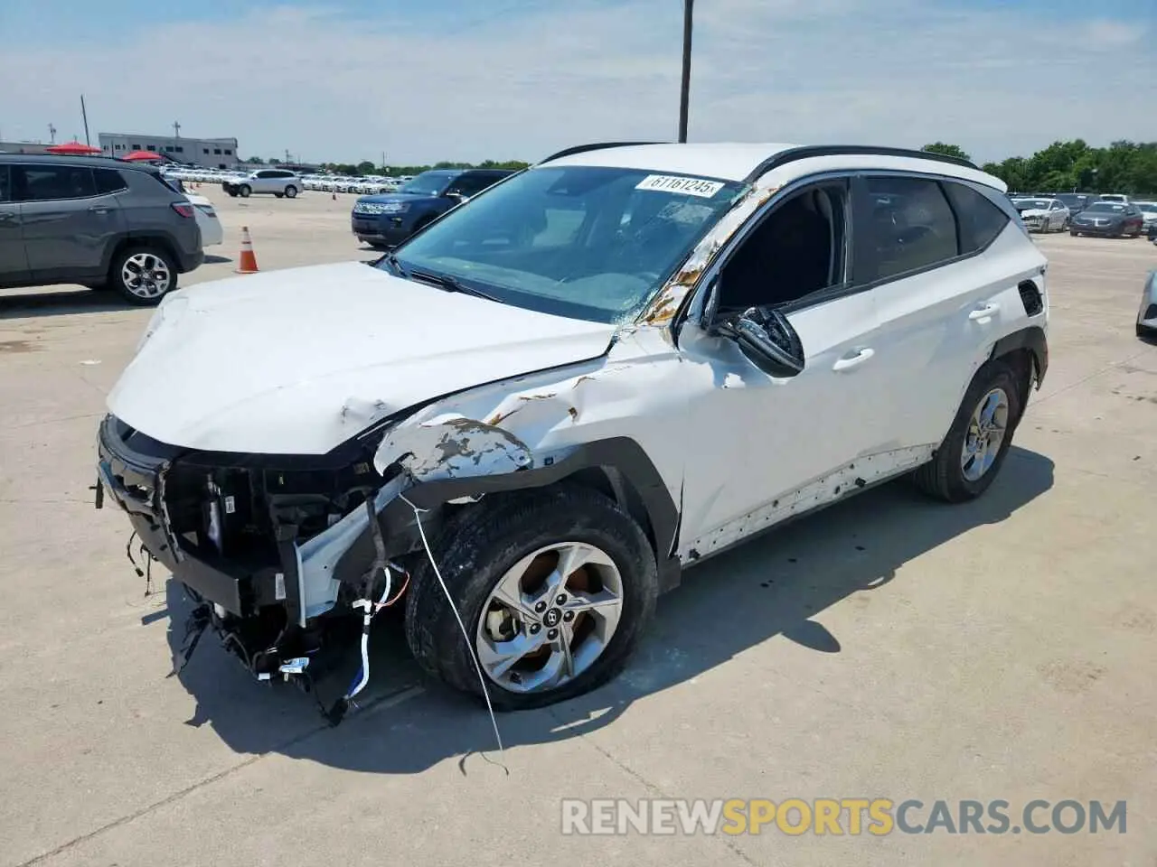 1 Photograph of a damaged car 5NMJB3AE5PH253903 HYUNDAI TUCSON 2023