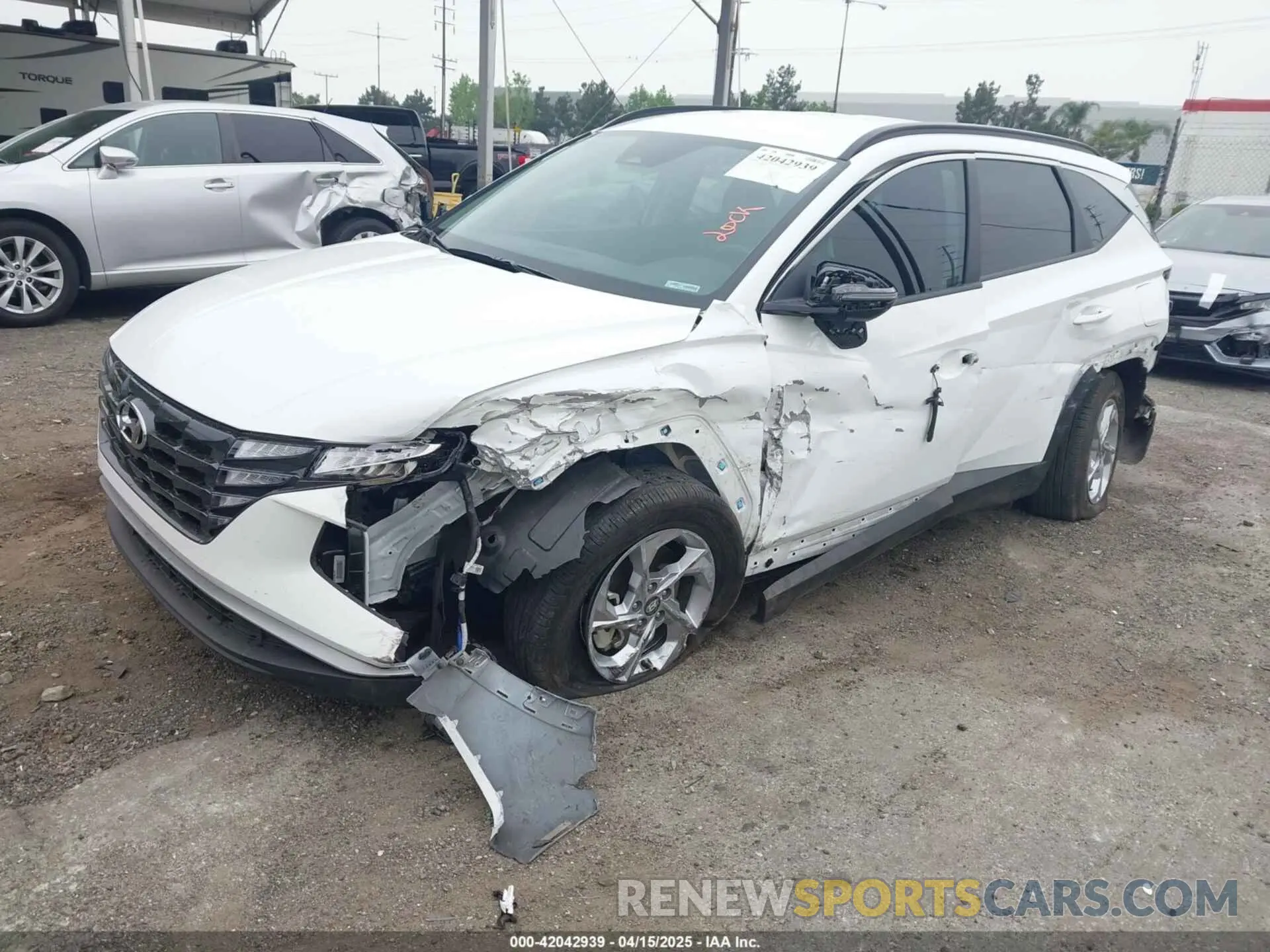 2 Фотография поврежденного автомобиля 5NMJB3AE6PH198295 HYUNDAI TUCSON 2023