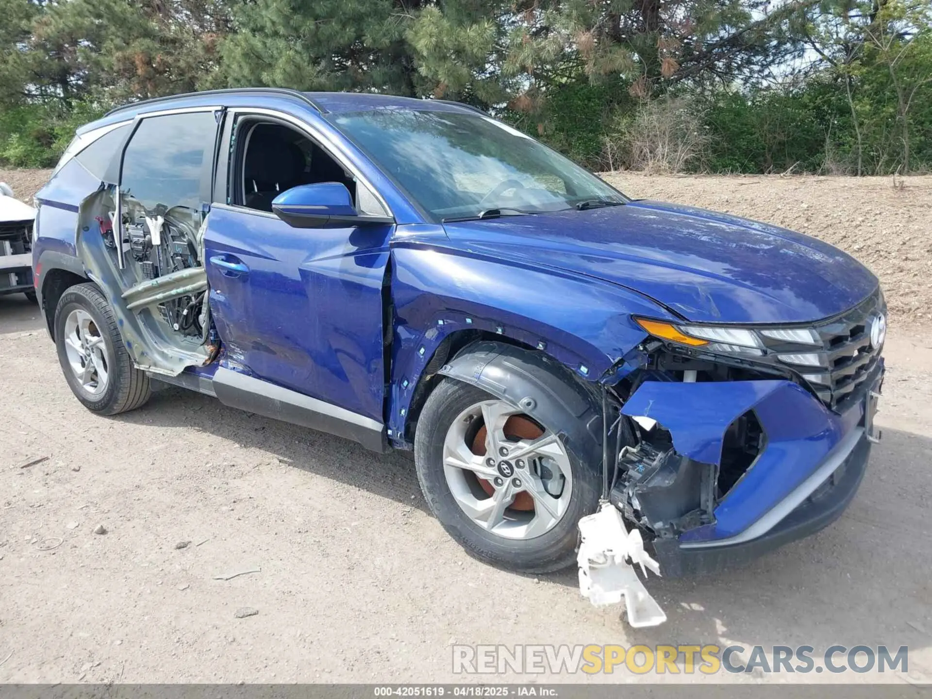 1 Photograph of a damaged car 5NMJB3AE8PH195897 HYUNDAI TUCSON 2023