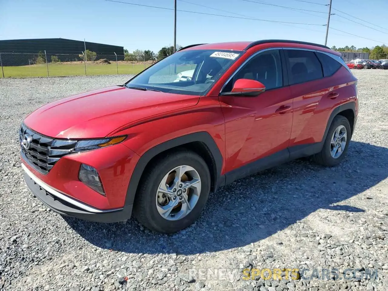 1 Photograph of a damaged car 5NMJB3AE8PH262580 HYUNDAI TUCSON 2023