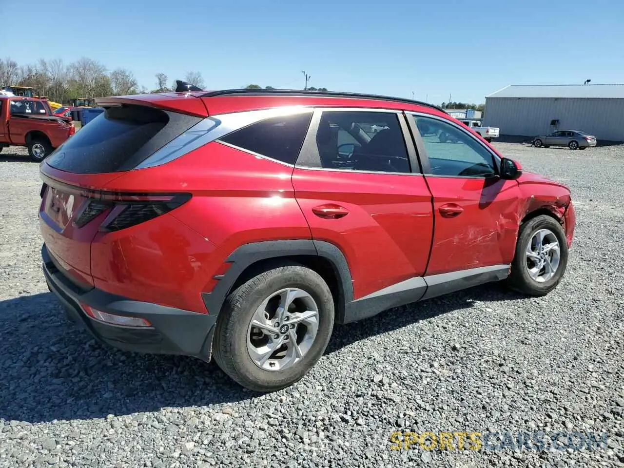 3 Photograph of a damaged car 5NMJB3AE8PH262580 HYUNDAI TUCSON 2023