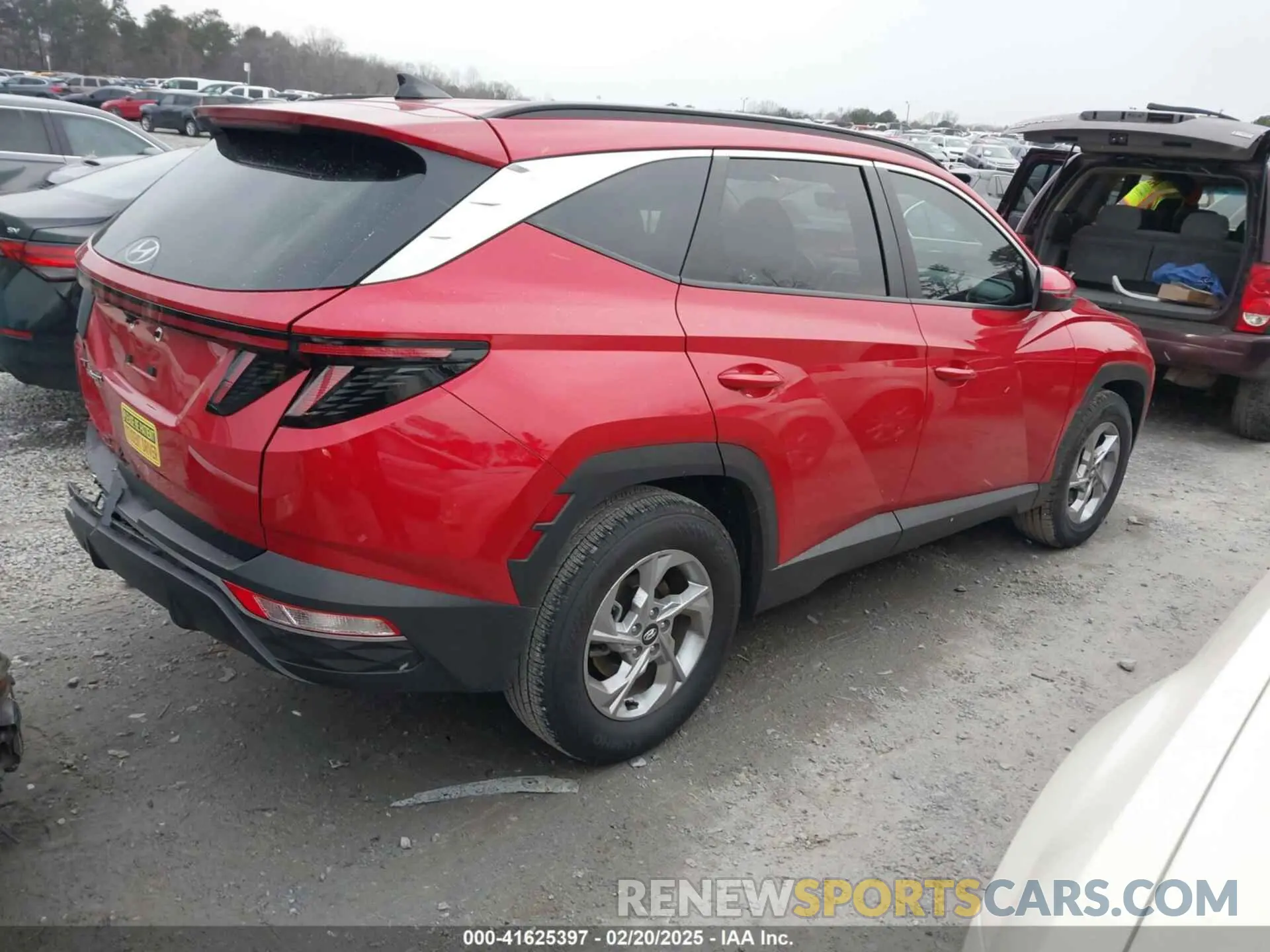 4 Фотография поврежденного автомобиля 5NMJB3AEXPH249507 HYUNDAI TUCSON 2023
