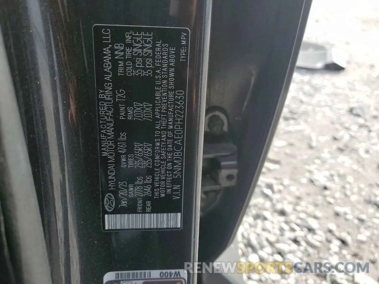 15 Фотография поврежденного автомобиля 5NMJBCAE0PH223630 HYUNDAI TUCSON 2023