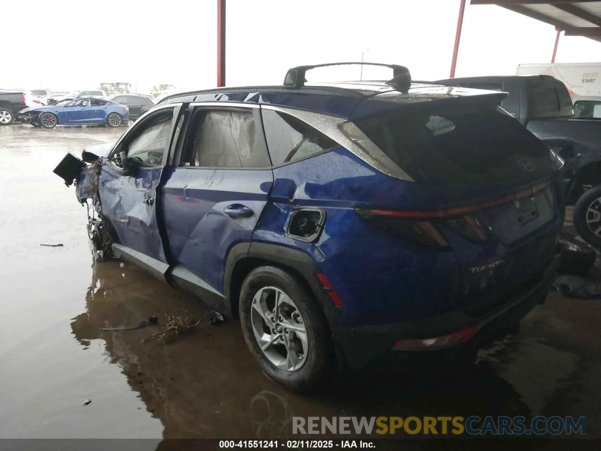 3 Фотография поврежденного автомобиля 5NMJBCAE1PH293069 HYUNDAI TUCSON 2023