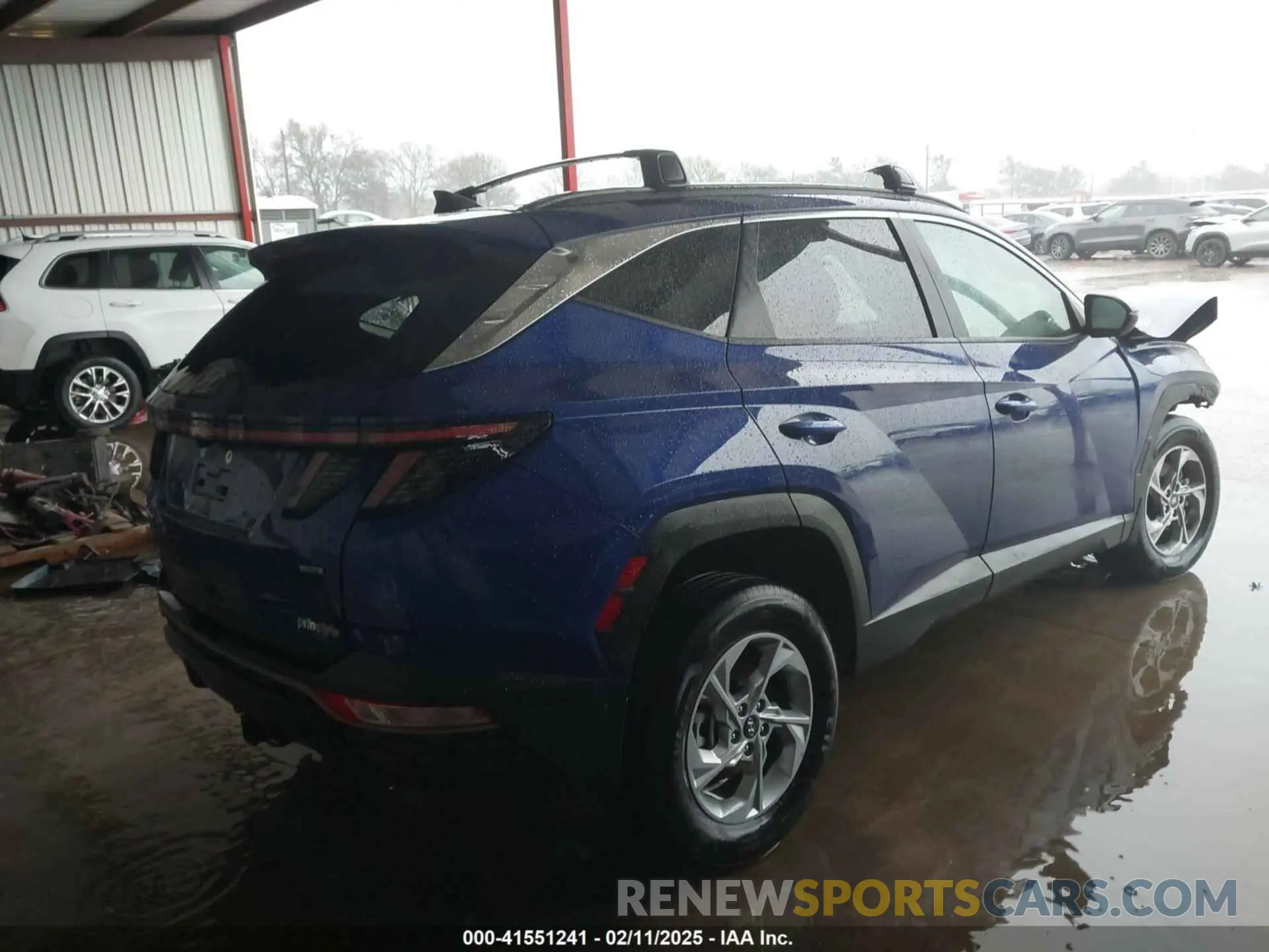 4 Фотография поврежденного автомобиля 5NMJBCAE1PH293069 HYUNDAI TUCSON 2023