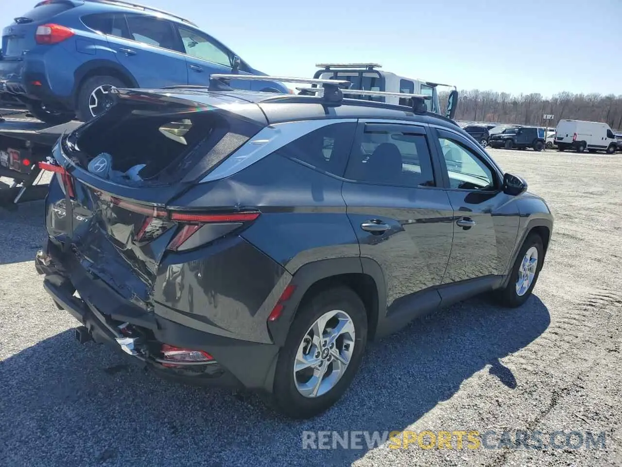 3 Фотография поврежденного автомобиля 5NMJBCAE3PH246822 HYUNDAI TUCSON 2023
