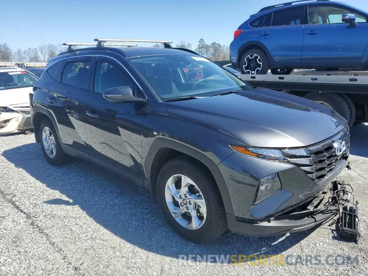 4 Фотография поврежденного автомобиля 5NMJBCAE3PH246822 HYUNDAI TUCSON 2023