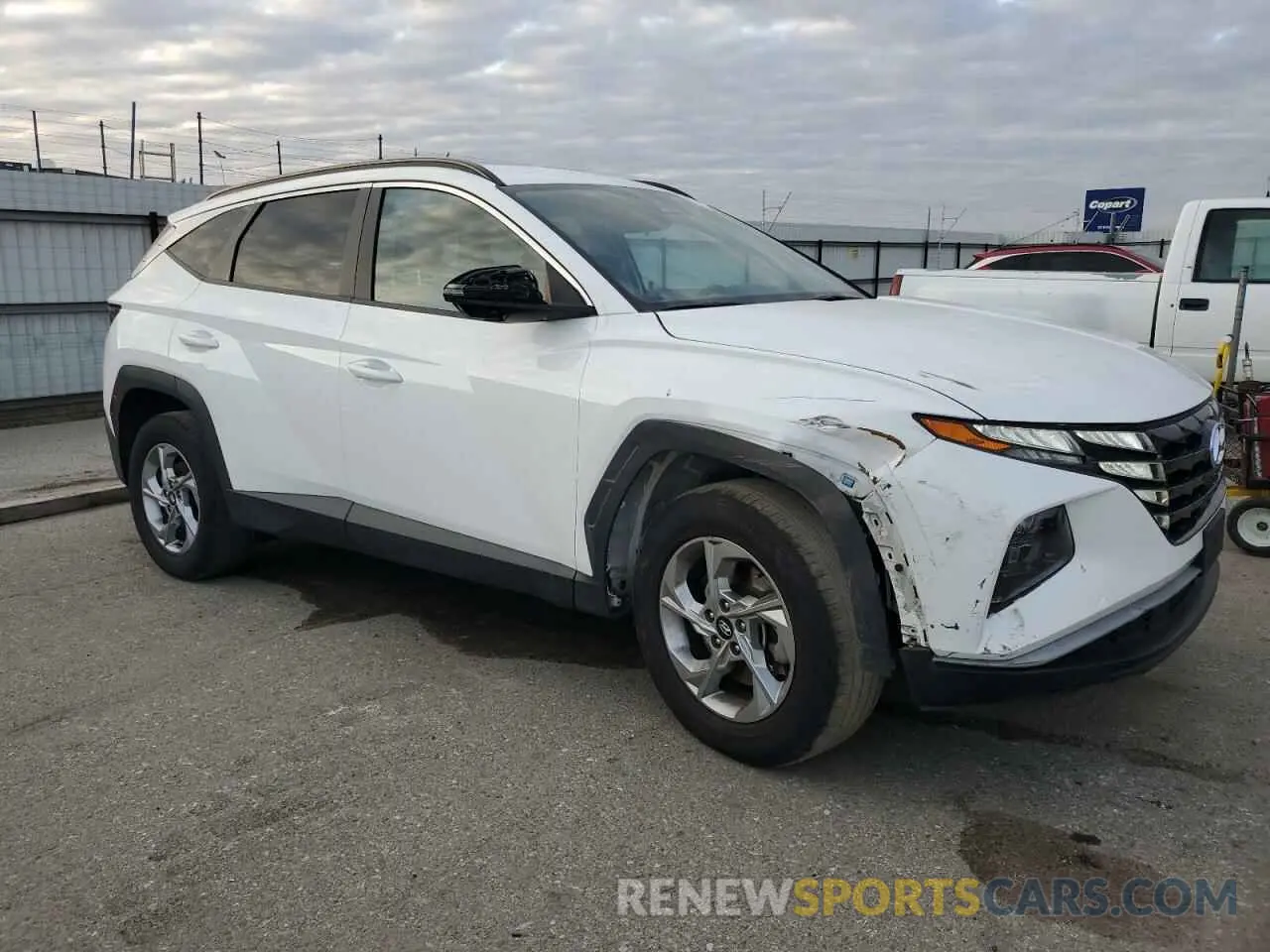 4 Фотография поврежденного автомобиля 5NMJBCAE4PH188980 HYUNDAI TUCSON 2023