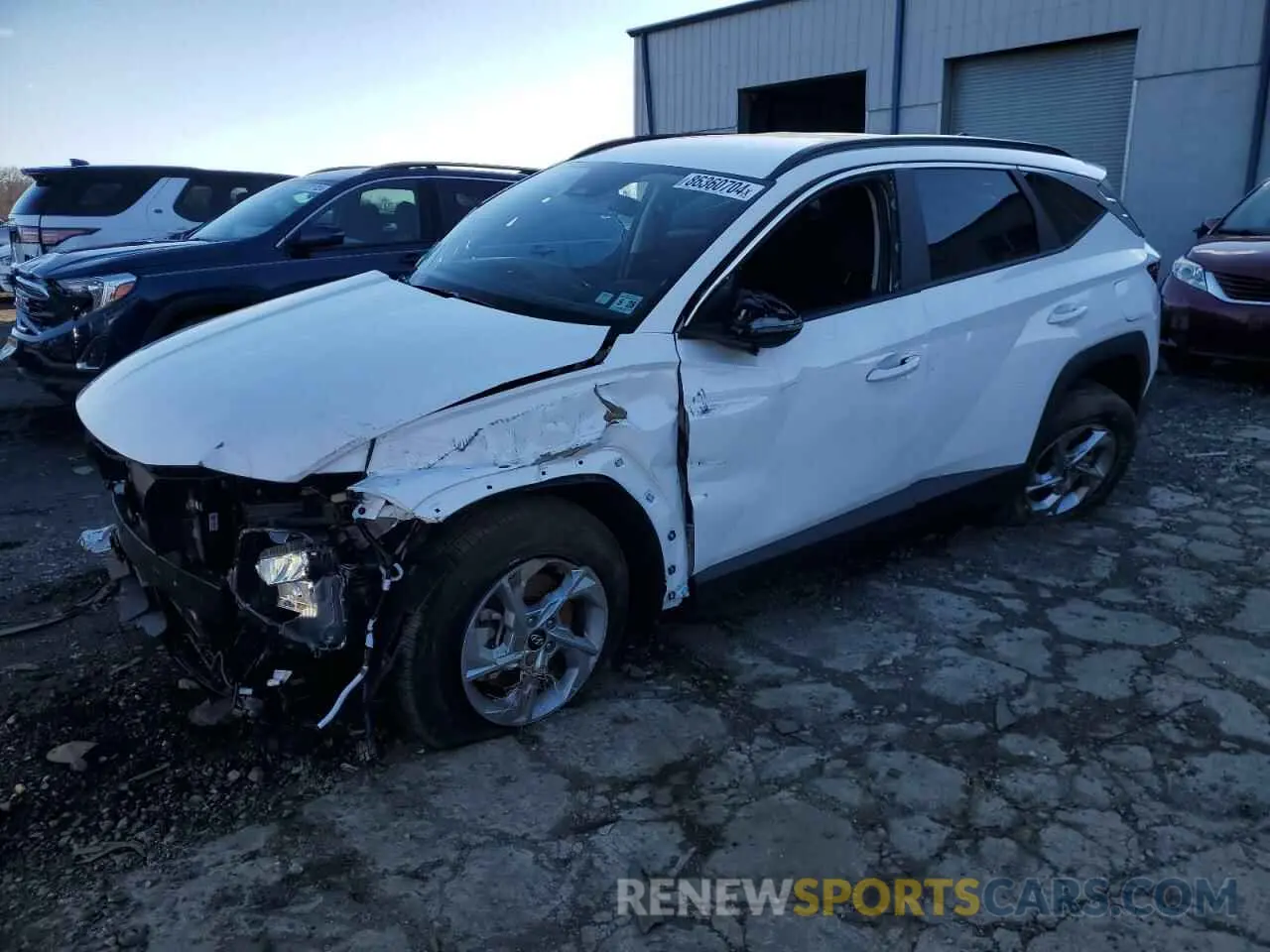 1 Фотография поврежденного автомобиля 5NMJBCAE4PH270756 HYUNDAI TUCSON 2023