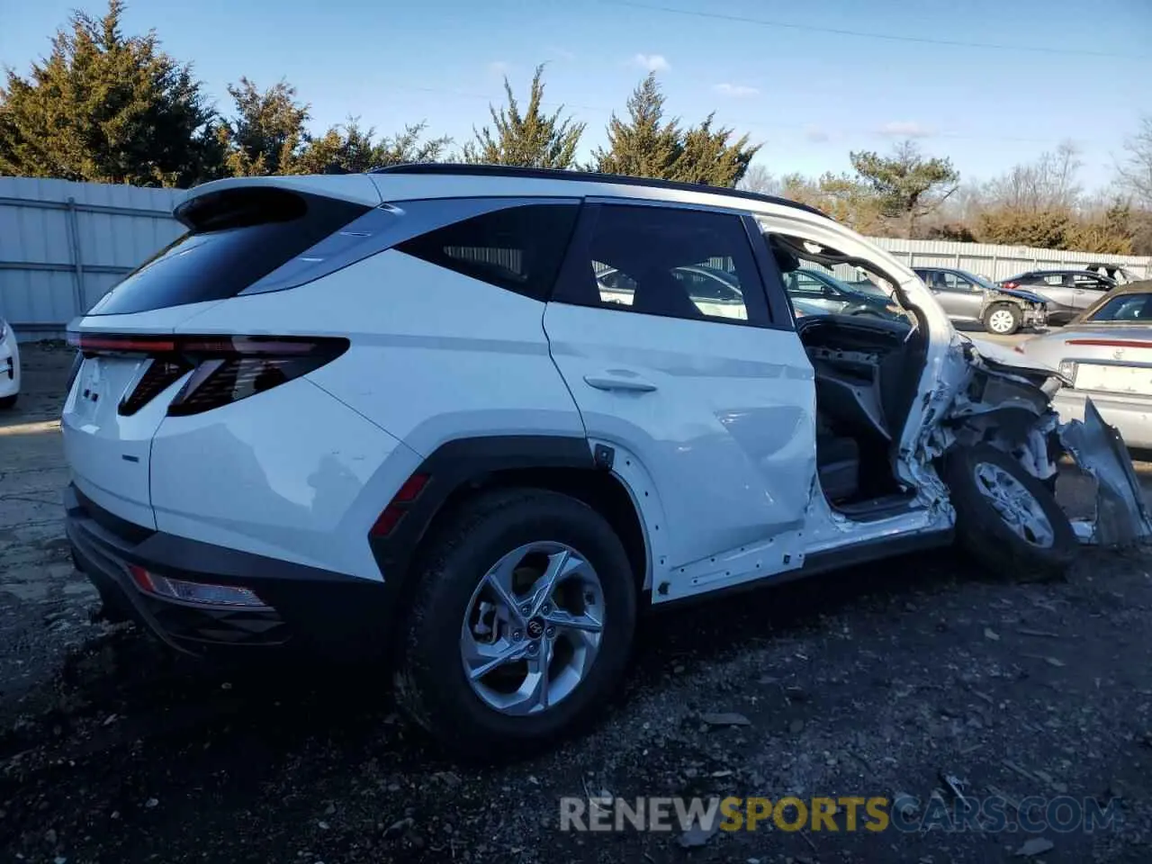 3 Фотография поврежденного автомобиля 5NMJBCAE4PH270756 HYUNDAI TUCSON 2023