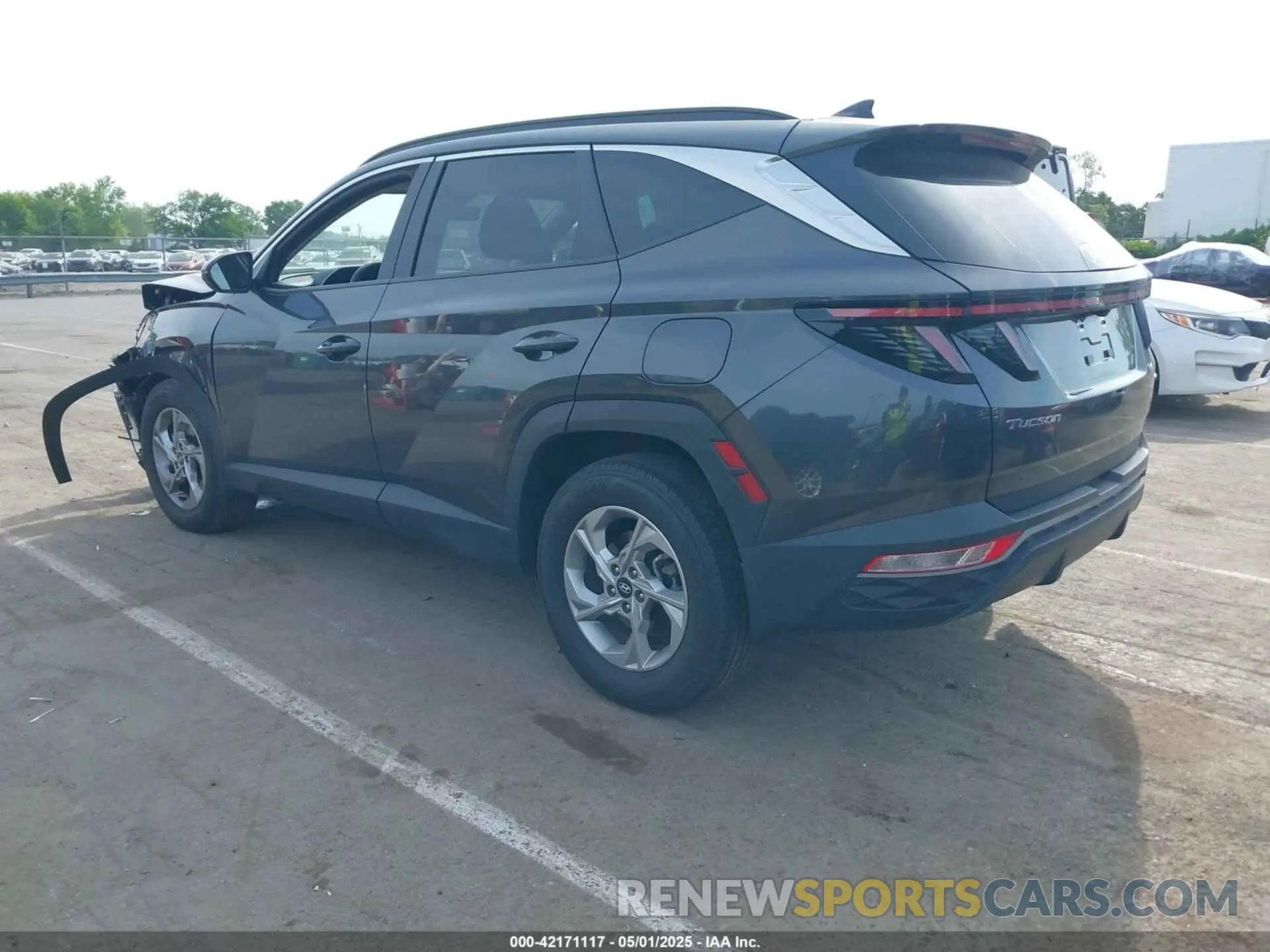 3 Фотография поврежденного автомобиля 5NMJBCAE5PH180953 HYUNDAI TUCSON 2023