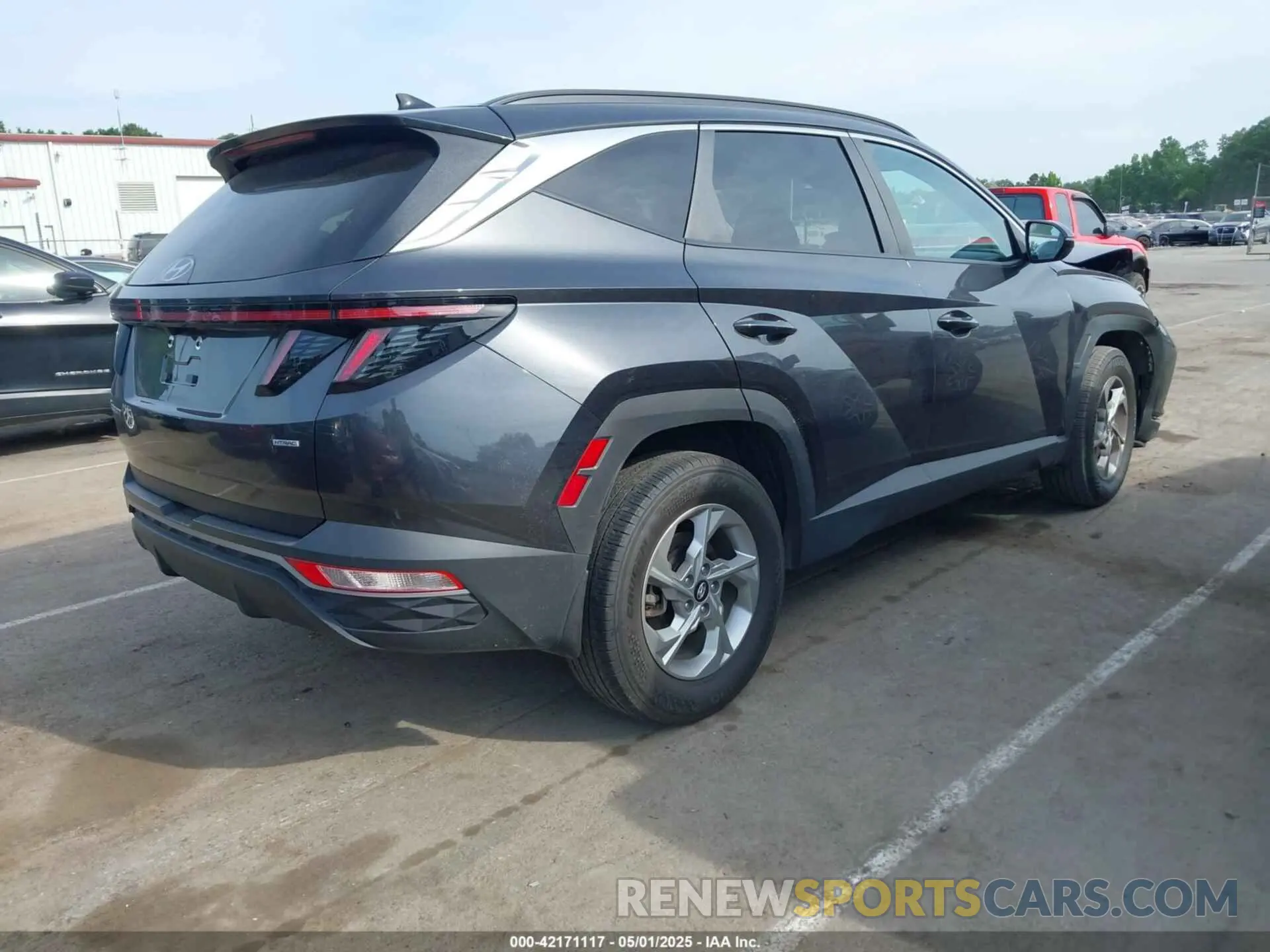 4 Фотография поврежденного автомобиля 5NMJBCAE5PH180953 HYUNDAI TUCSON 2023