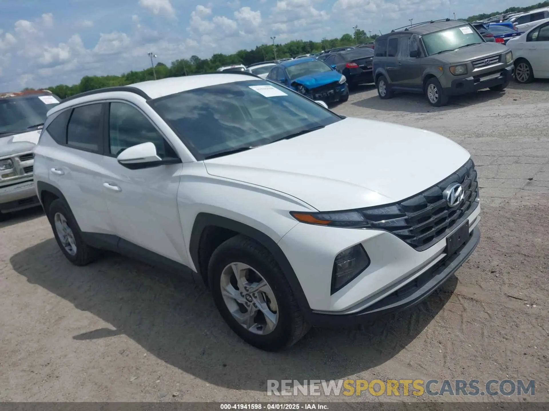 1 Фотография поврежденного автомобиля 5NMJBCAE5PH221713 HYUNDAI TUCSON 2023