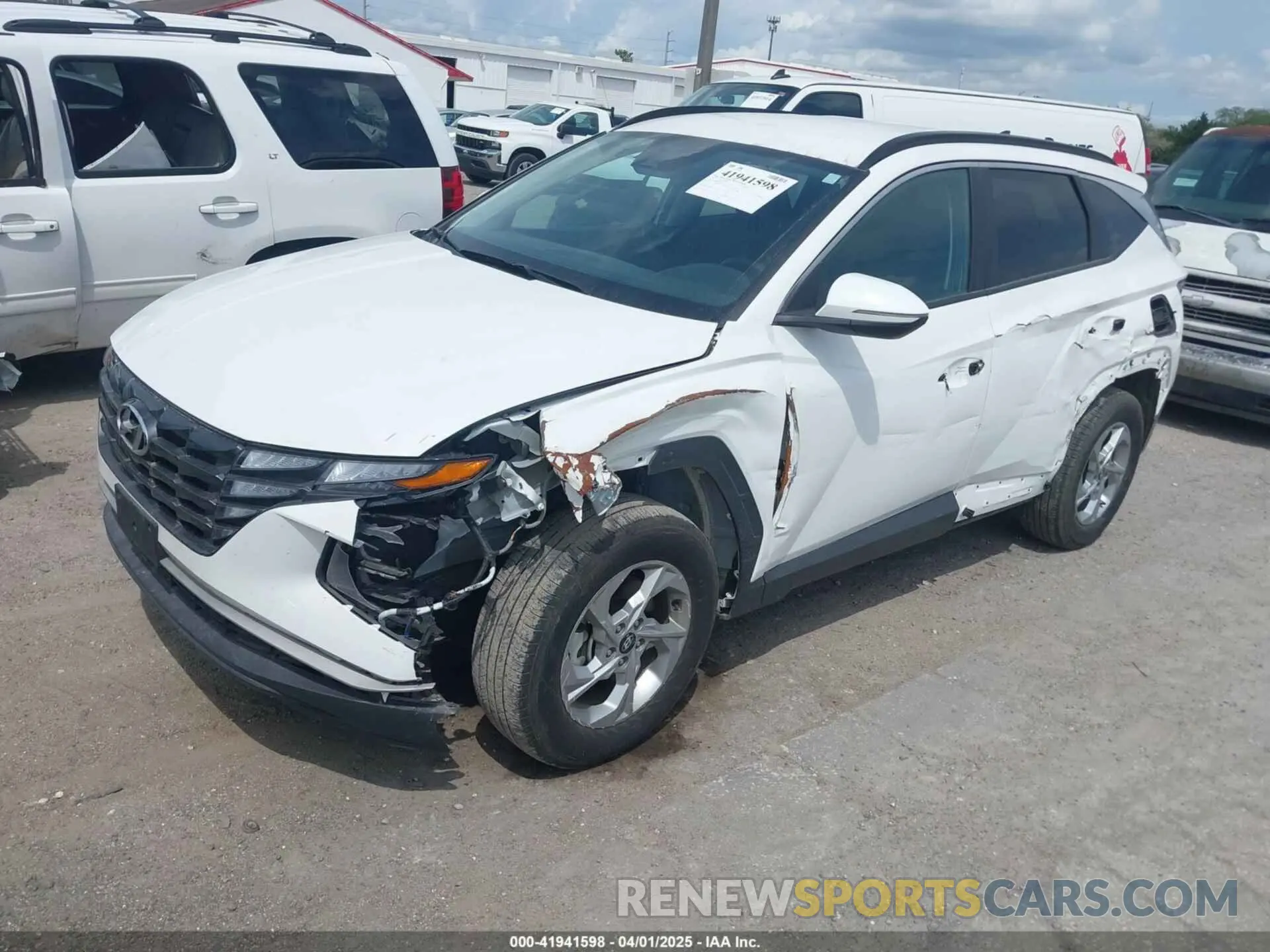 2 Фотография поврежденного автомобиля 5NMJBCAE5PH221713 HYUNDAI TUCSON 2023