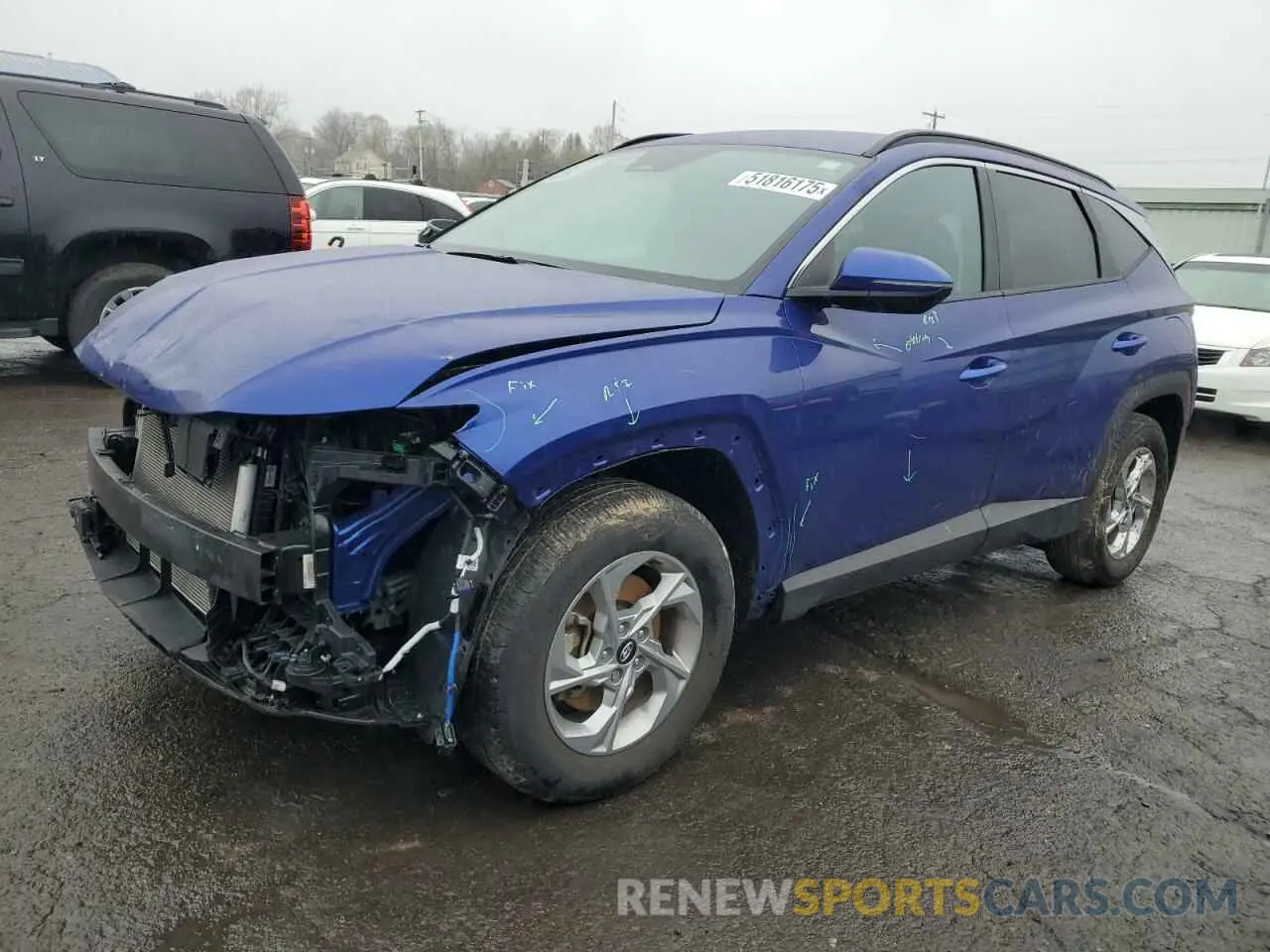 1 Фотография поврежденного автомобиля 5NMJBCAE6PH285713 HYUNDAI TUCSON 2023