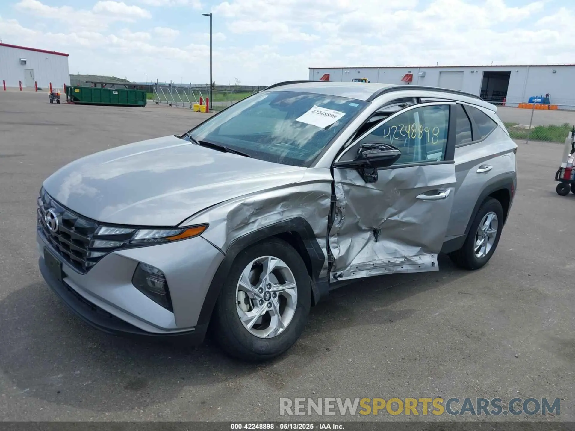 2 Photograph of a damaged car 5NMJBCAE7PH287437 HYUNDAI TUCSON 2023