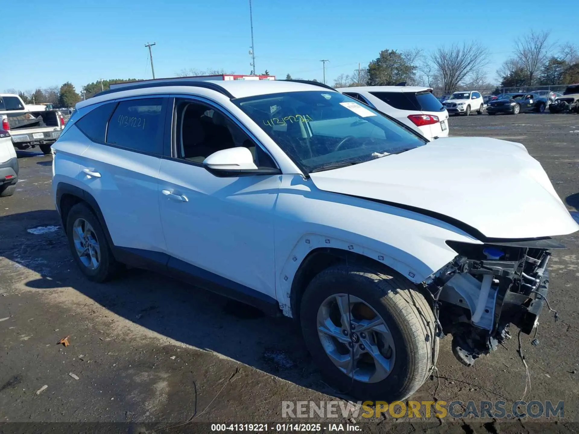 1 Photograph of a damaged car 5NMJBCAE9PH186559 HYUNDAI TUCSON 2023