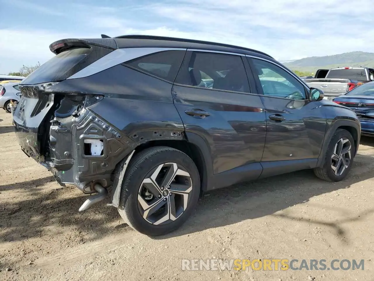 3 Фотография поврежденного автомобиля 5NMJE3AE0PH251967 HYUNDAI TUCSON 2023