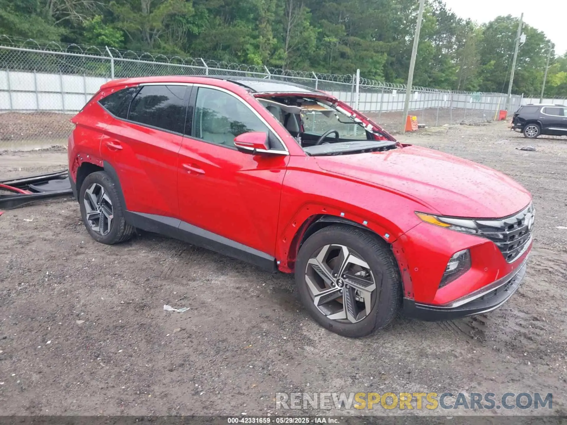 1 Photograph of a damaged car 5NMJE3AE2PH214340 HYUNDAI TUCSON 2023