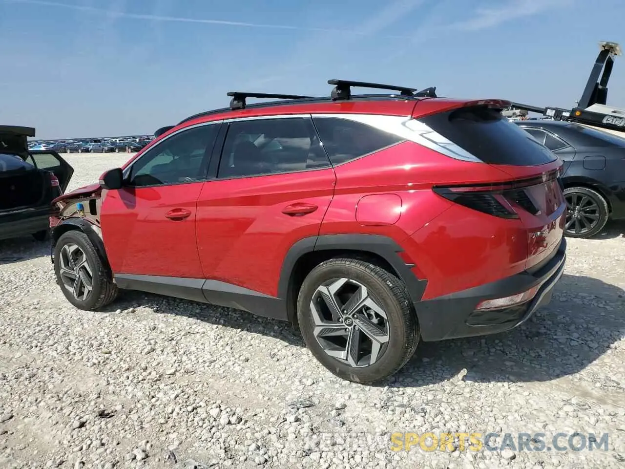 2 Photograph of a damaged car 5NMJE3AE3PH277303 HYUNDAI TUCSON 2023