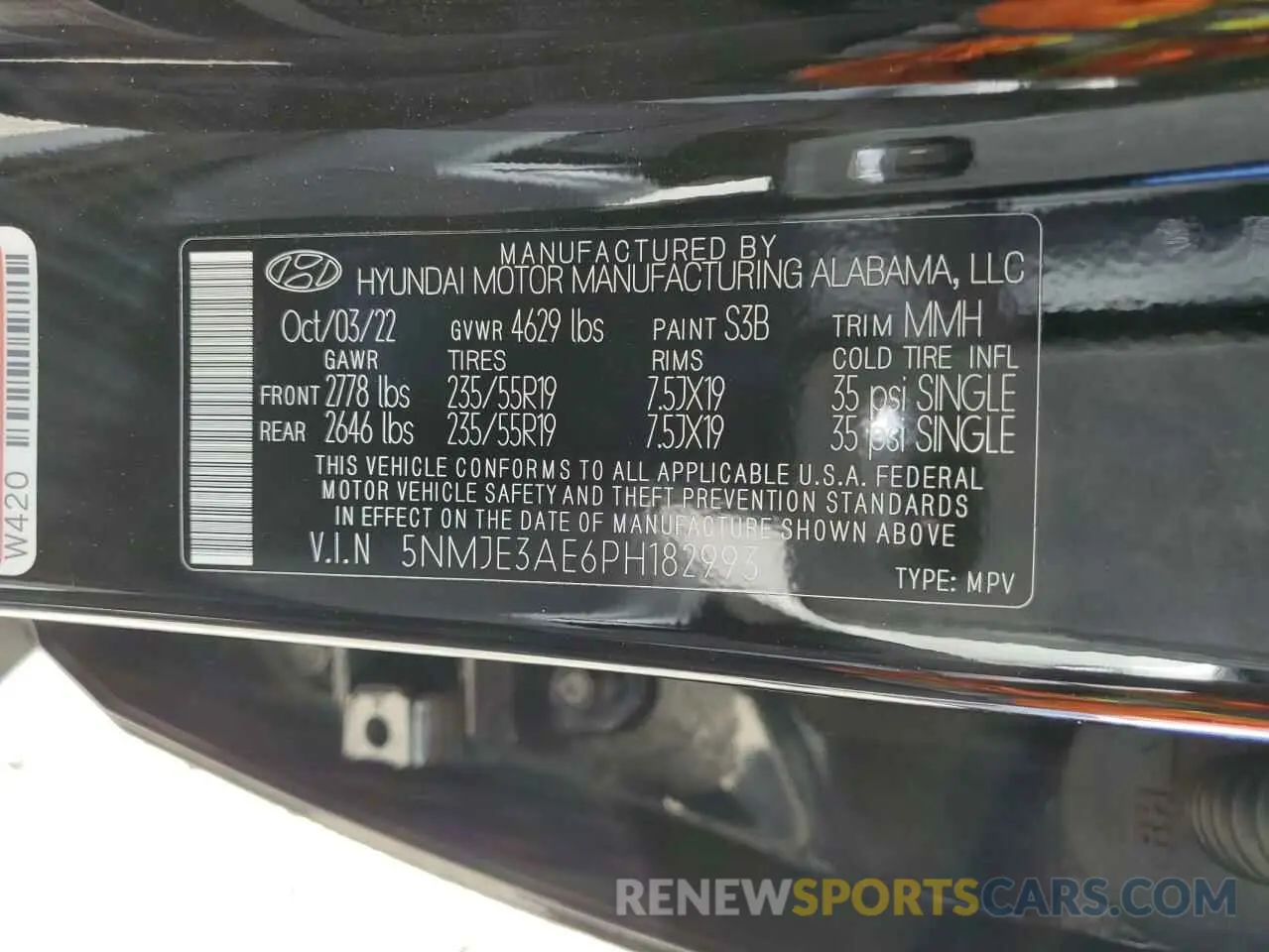14 Фотография поврежденного автомобиля 5NMJE3AE6PH182993 HYUNDAI TUCSON 2023