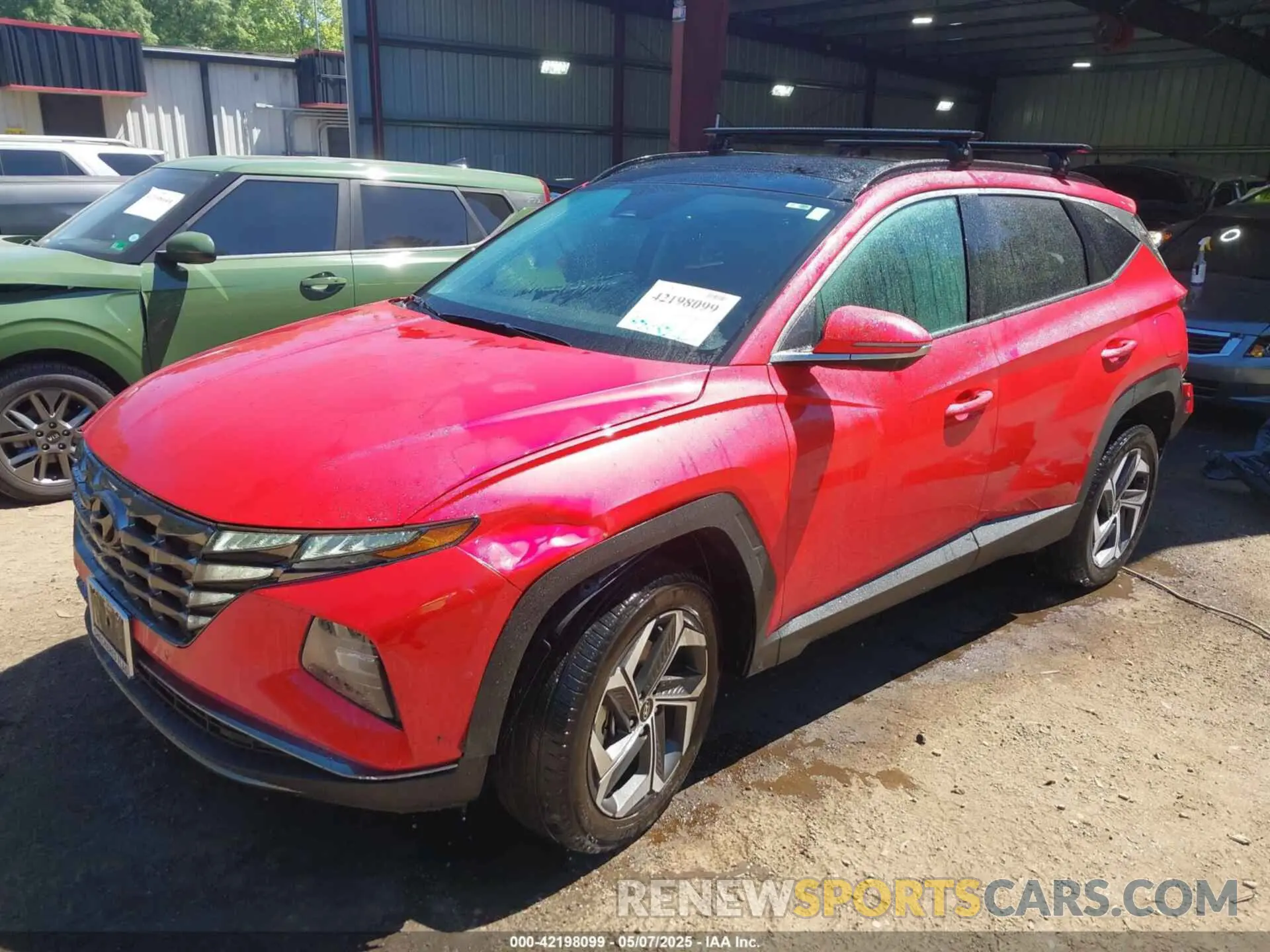 2 Photograph of a damaged car 5NMJECAE0PH206589 HYUNDAI TUCSON 2023