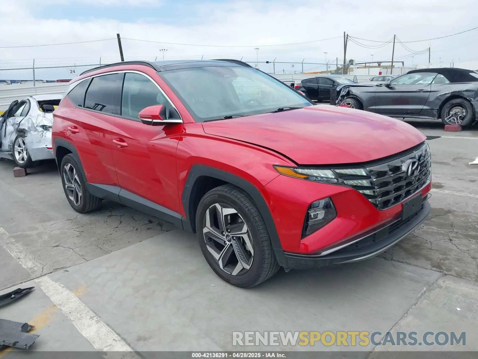 1 Фотография поврежденного автомобиля 5NMJECAE2PH163311 HYUNDAI TUCSON 2023