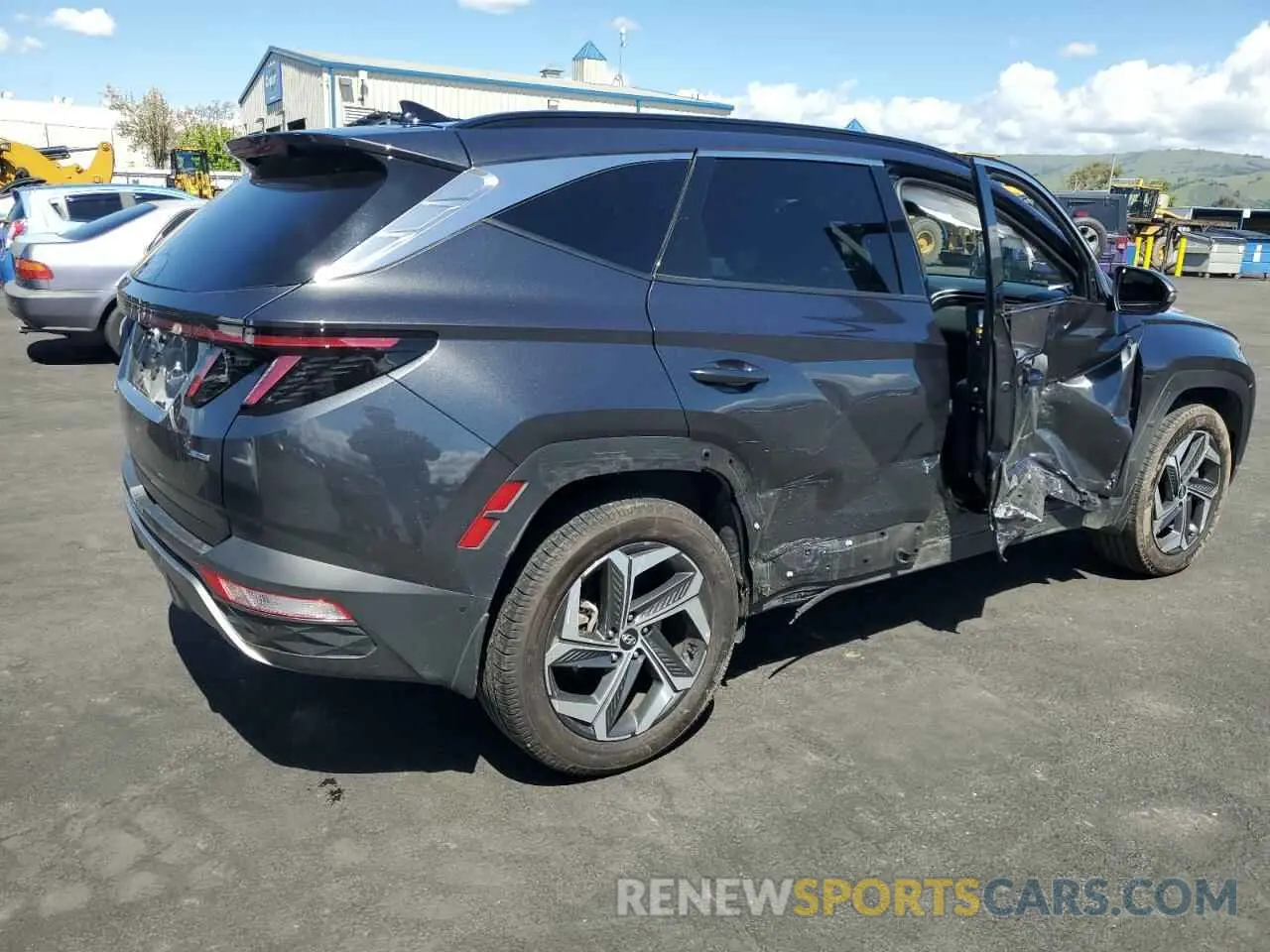 3 Фотография поврежденного автомобиля 5NMJECAE2PH232756 HYUNDAI TUCSON 2023